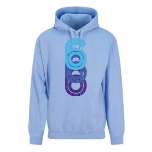 6 Lucky Number 6th Year Birthday Age Sports Team Unisex Surf Hoodie