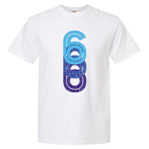 6 Lucky Number 6th Year Birthday Age Sports Team Garment-Dyed Heavyweight T-Shirt