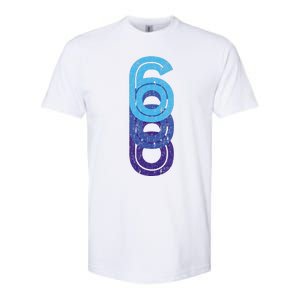 6 Lucky Number 6th Year Birthday Age Sports Team Softstyle CVC T-Shirt