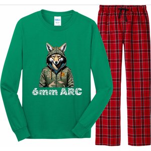 6 Mm Arc Coyote In Long Sleeve Pajama Set