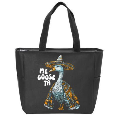 6ds Me Goose Ta Full Color Zip Tote Bag