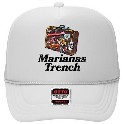 604shop Marianas Trench Mt Eras High Crown Mesh Back Trucker Hat