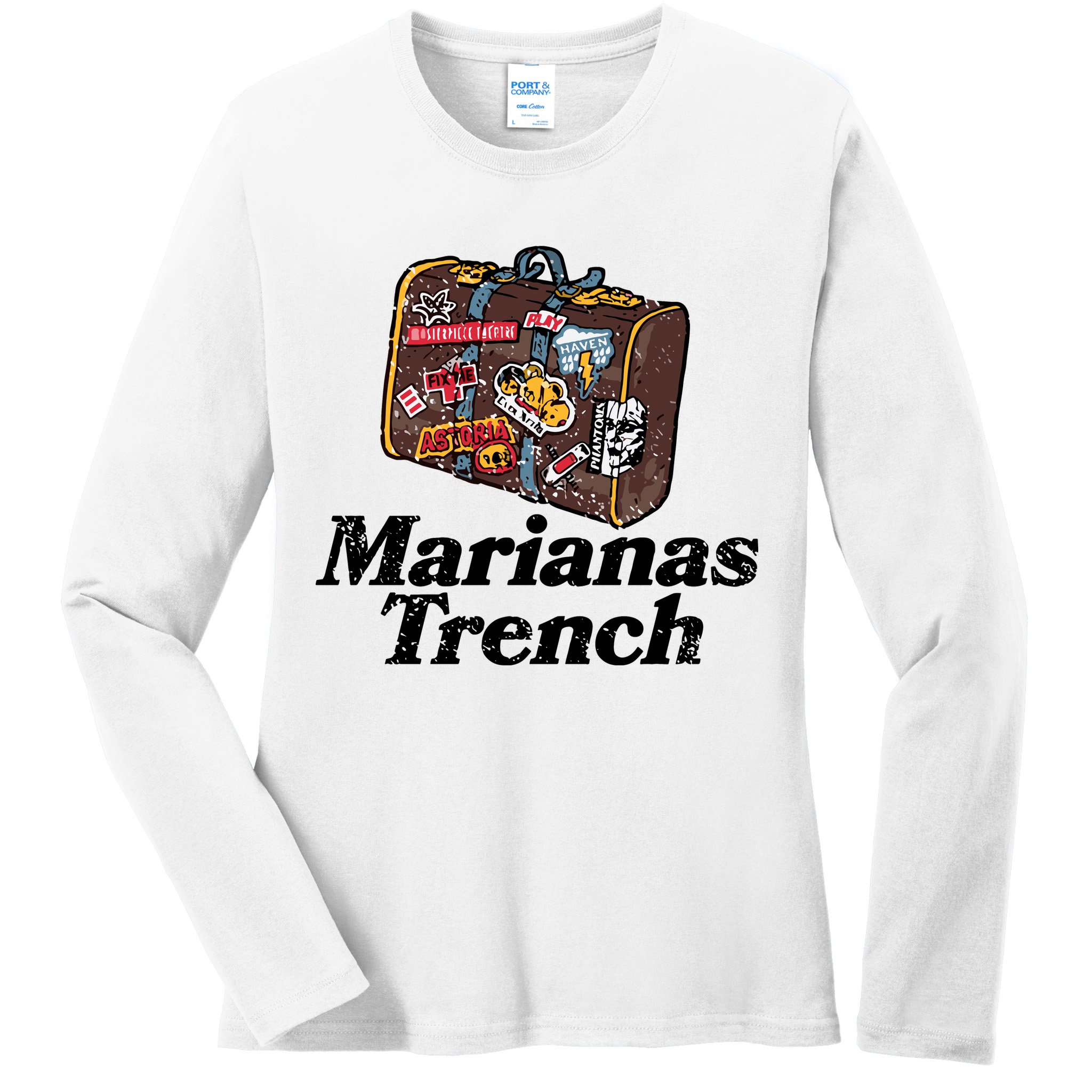 604shop Marianas Trench Mt Eras Ladies Long Sleeve Shirt