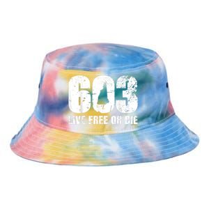 603 New Hampshire Product Live Free Or Die Tie Dye Newport Bucket Hat