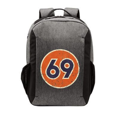 69 Oil Vintage Station Race Number Vector Backpack