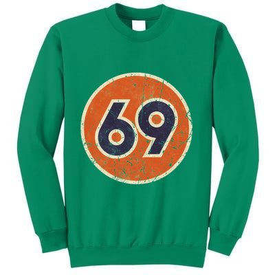 69 Oil Vintage Station Race Number Sweatshirt