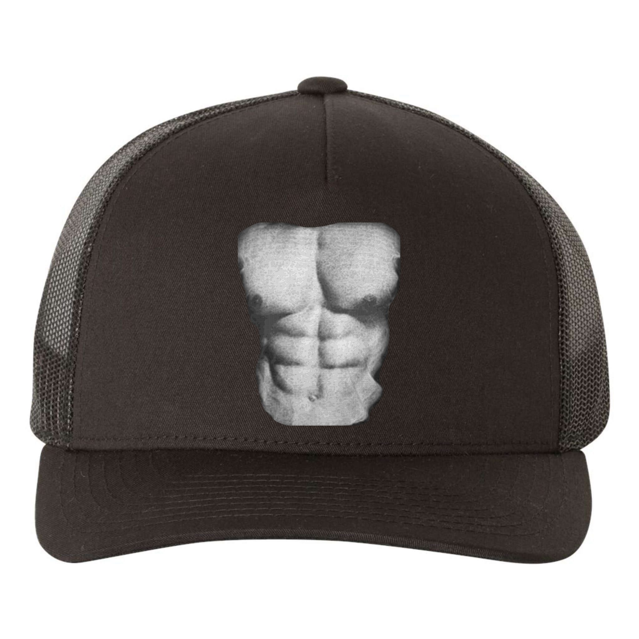 6 Pack Abs Yupoong Adult 5-Panel Trucker Hat