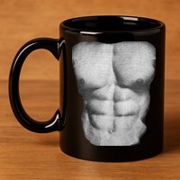 6 Pack Abs 11oz C Handle Ceramic Mug