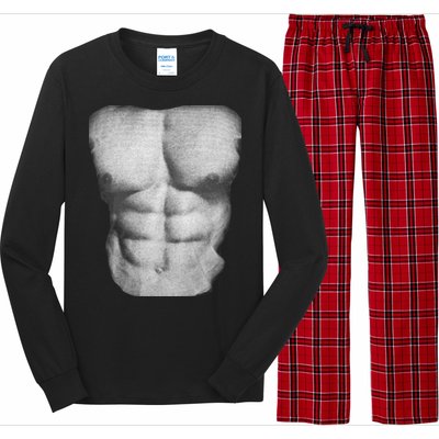 6 Pack Abs Long Sleeve Pajama Set