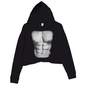 6 Pack Abs Crop Fleece Hoodie