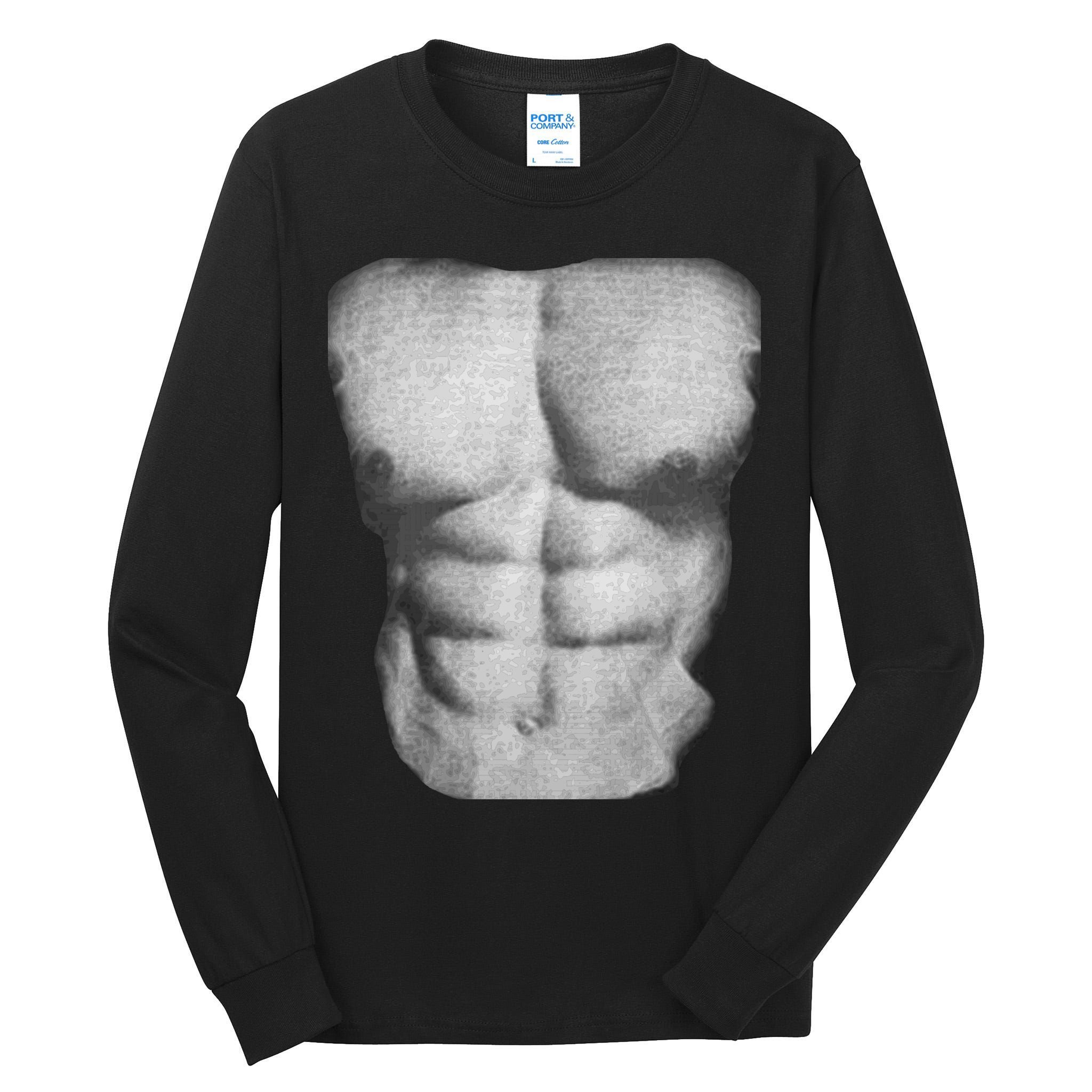 6 Pack Abs Tall Long Sleeve T-Shirt