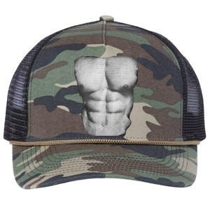 6 Pack Abs Retro Rope Trucker Hat Cap