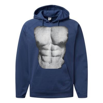 6 Pack Abs Performance Fleece Hoodie