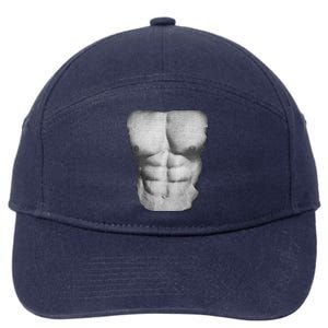 6 Pack Abs 7-Panel Snapback Hat