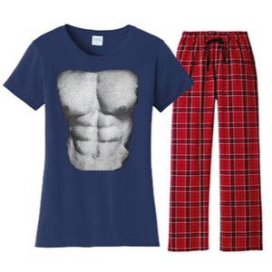 6 Pack Abs Women's Flannel Pajama Set