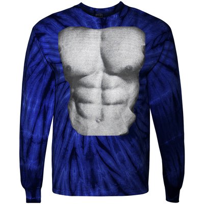 6 Pack Abs Tie-Dye Long Sleeve Shirt