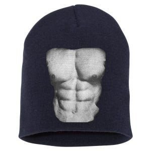 6 Pack Abs Short Acrylic Beanie