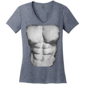 6 Pack Abs Women's V-Neck T-Shirt