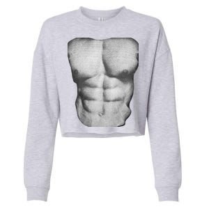 6 Pack Abs Cropped Pullover Crew