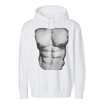 6 Pack Abs Garment-Dyed Fleece Hoodie