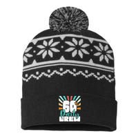 60th Party Crew Birthday Squad Funny 60 Year Old Birthday USA-Made Snowflake Beanie