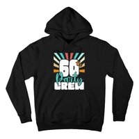 60th Party Crew Birthday Squad Funny 60 Year Old Birthday Hoodie