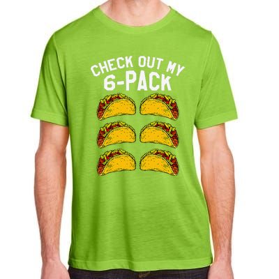 6 Pack Fitness Taco Funny Mexican Gym Top For Taco Lovers Adult ChromaSoft Performance T-Shirt