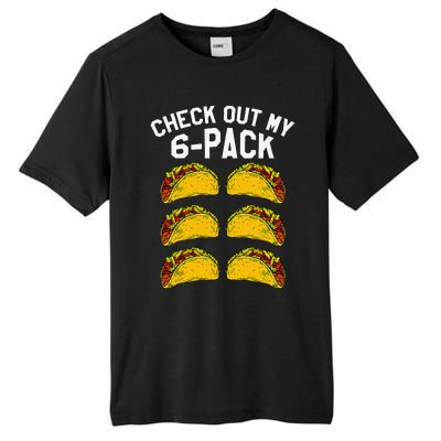 6 Pack Fitness Taco Funny Mexican Gym Top For Taco Lovers Tall Fusion ChromaSoft Performance T-Shirt