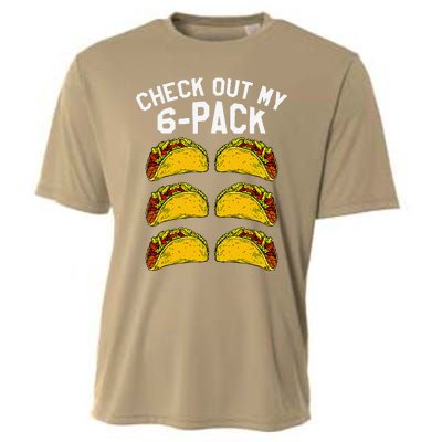 6 Pack Fitness Taco Funny Mexican Gym Top For Taco Lovers Cooling Performance Crew T-Shirt