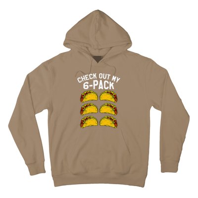 6 Pack Fitness Taco Funny Mexican Gym Top For Taco Lovers Hoodie