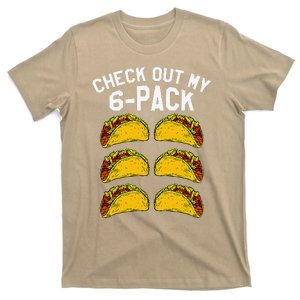 6 Pack Fitness Taco Funny Mexican Gym Top For Taco Lovers T-Shirt