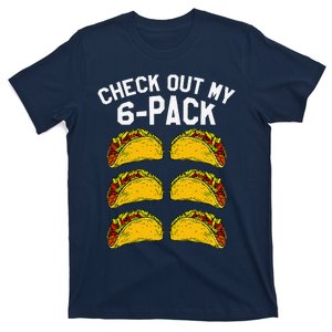 6 Pack Fitness Taco Funny Mexican Gym Top For Taco Lovers T-Shirt