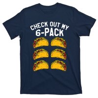 6 Pack Fitness Taco Funny Mexican Gym Top For Taco Lovers T-Shirt