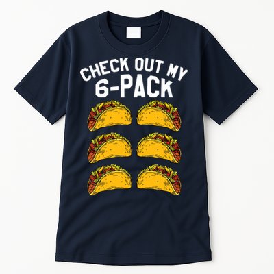 6 Pack Fitness Taco Funny Mexican Gym Top For Taco Lovers Tall T-Shirt