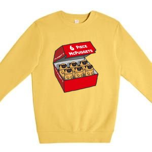 6 Piece Mcpuggets IM Puggin It Premium Crewneck Sweatshirt