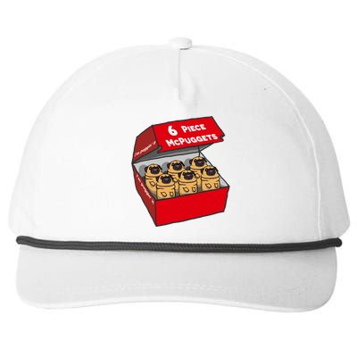 6 Piece Mcpuggets IM Puggin It Snapback Five-Panel Rope Hat