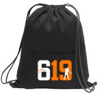 619 San Diego California Area Code Vintage 1998 Tg Inspired Sweatshirt Cinch Pack Bag