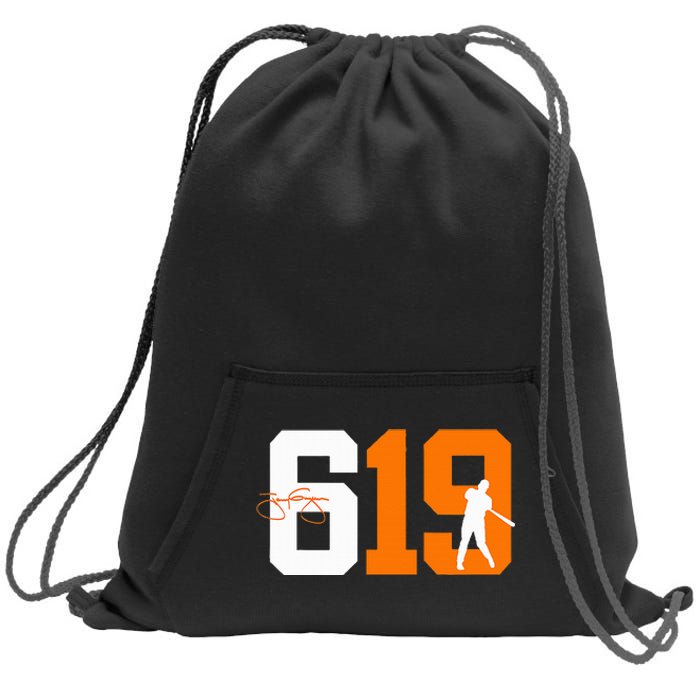 619 San Diego California Area Code Vintage 1998 Tg Inspired Sweatshirt Cinch Pack Bag