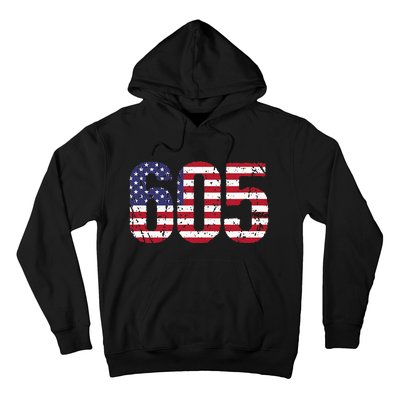 605 South Dakota Area Code Hoodie