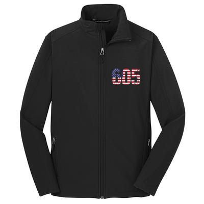 605 South Dakota Area Code Core Soft Shell Jacket