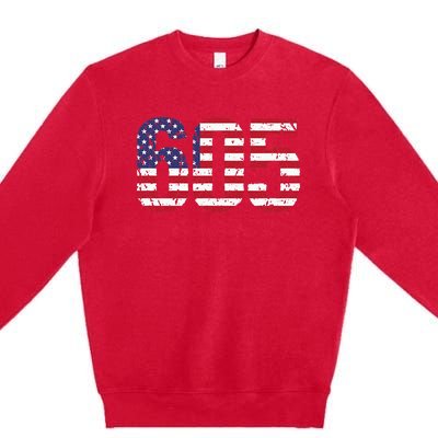 605 South Dakota Area Code Premium Crewneck Sweatshirt