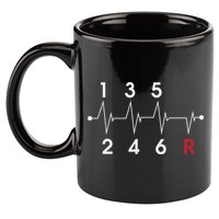 6 Speeds Gear Shift Manual Transmission Funny Car Race Gift 11oz C Handle Ceramic Mug