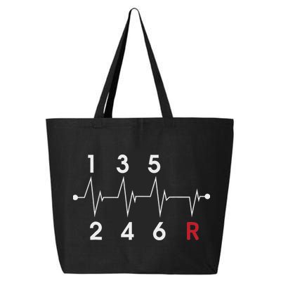 6 Speeds Gear Shift Manual Transmission Funny Car Race Gift 25L Jumbo Tote