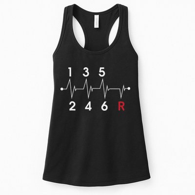6 Speeds Gear Shift Manual Transmission Funny Car Race Gift Womens Tank Top