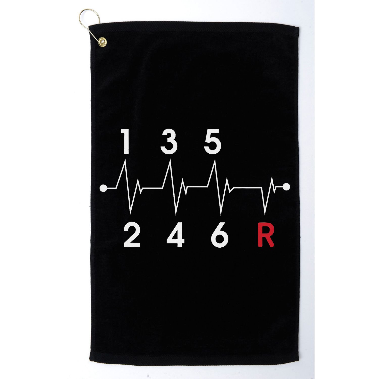 6 Speeds Gear Shift Manual Transmission Funny Car Race Gift Golf Towel