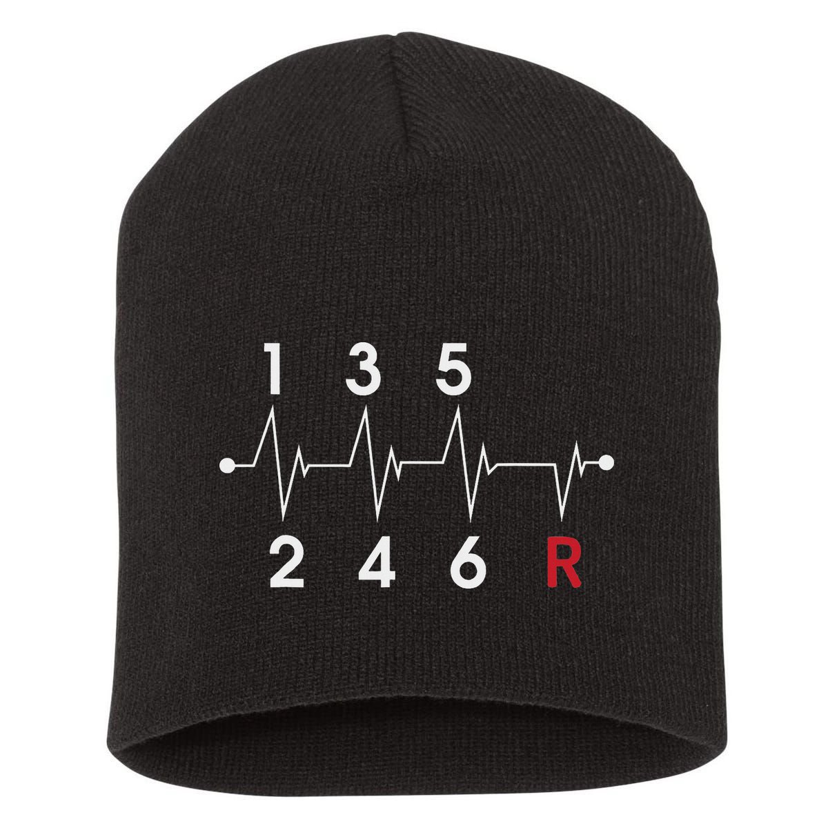 6 Speeds Gear Shift Manual Transmission Funny Car Race Gift Short Acrylic Beanie
