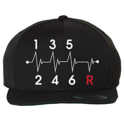 6 Speeds Gear Shift Manual Transmission Funny Car Race Gift Wool Snapback Cap