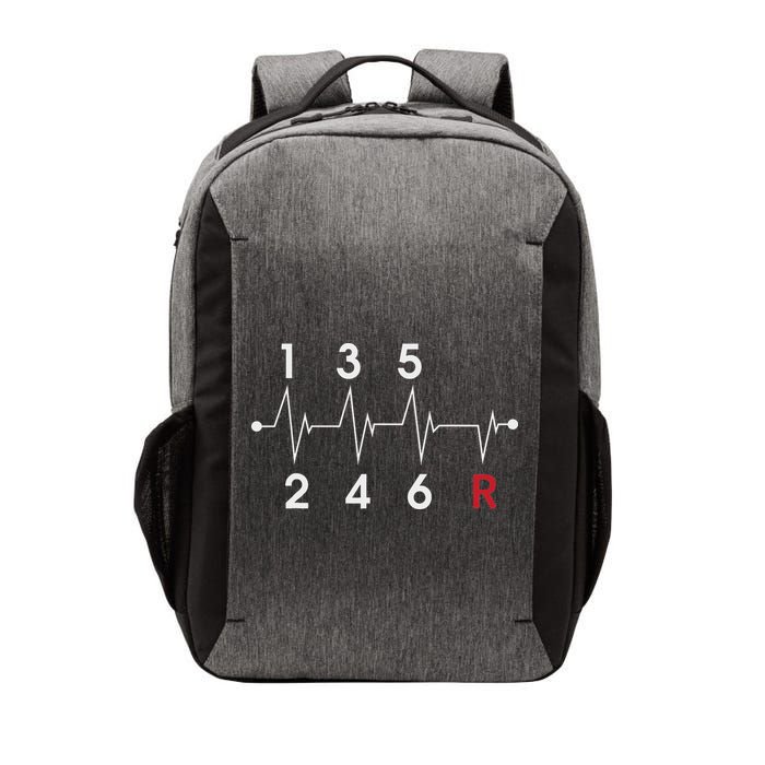 6 Speeds Gear Shift Manual Transmission Funny Car Race Gift Vector Backpack