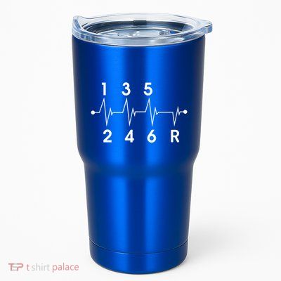 6 Speeds Gear Shift Ual Transmission Funny Car Race Gift Tumbler