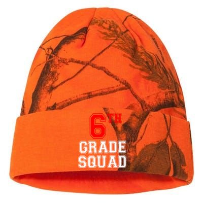 6th Sixth Grade Squad Back To School Teacher Gift Kati Licensed 12" Camo Beanie